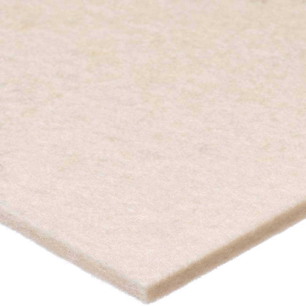 USA Sealing - Felt Sheets; Material: Felt ; Thickness (Decimal Inch): 0.0625 ; Thickness (Inch): 1/16 ; Width (Inch): 0.5000 ; Length (Inch): 120 ; Density (Lb./Sq. Yd.): 16.00 - Exact Tooling