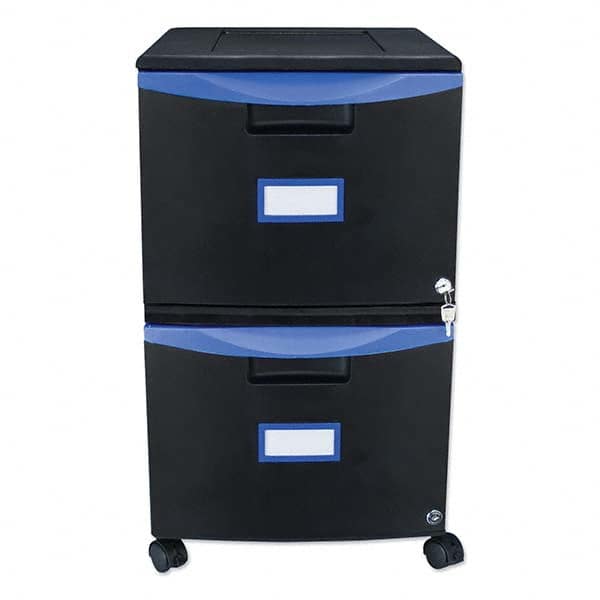 Storex - File Cabinets & Accessories Type: Mobile File Number of Drawers: 2 - Exact Tooling