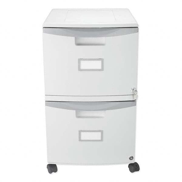 Storex - File Cabinets & Accessories Type: Mobile File Number of Drawers: 2 - Exact Tooling