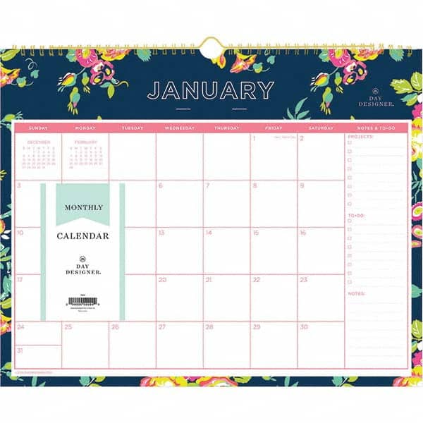 Blue Sky - Note Pads, Writing Pads & Notebooks Writing Pads & Notebook Type: Wall Calendar Size: 15 x 12 - Exact Tooling
