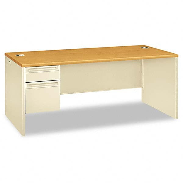 Hon - Office Desks Type: Single Pedestal w/Left Hand Return Center Draw: No - Exact Tooling