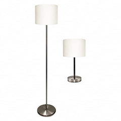 LEDU - Task Lights Fixture Type: Floor Lamp Color: Silver/White - Exact Tooling