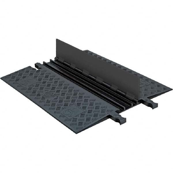 Checkers - On Floor Cable Covers Cover Material: Polyurethane Number of Channels: 3 - Exact Tooling
