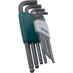 Allen - Hex Key Sets Tool Type: Ball End Handle Type: L-Key Long Arm - Exact Tooling