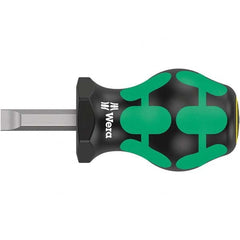 Wera - Slotted Screwdrivers Tool Type: Stubby Overall Length Range: 3" - 6.9" - Exact Tooling