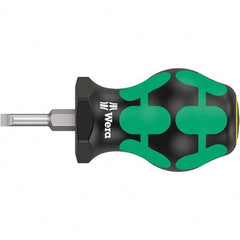 Wera - Slotted Screwdrivers Tool Type: Stubby Overall Length Range: 3" - 6.9" - Exact Tooling