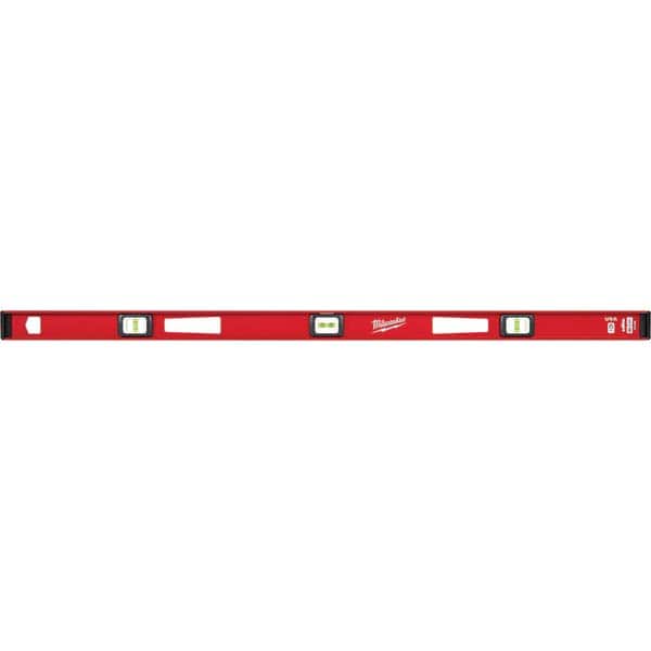 Milwaukee Tool - Box Beam, I-Beam & Torpedo Levels Level Type: I-Beam Number of Vials: 3 - Exact Tooling