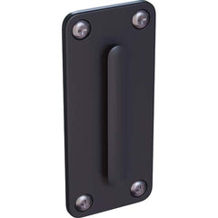 Trafford Industrial - Barrier Parts & Accessories Type: Wall Plate Color: Black - Exact Tooling