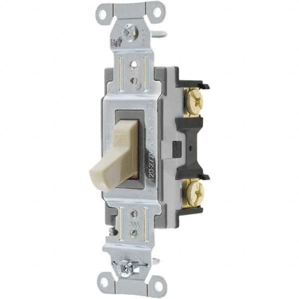 Bryant Electric - Wall & Dimmer Light Switches Switch Type: NonDimmer Switch Operation: Toggle - Exact Tooling