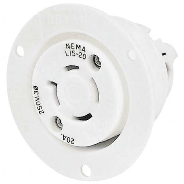 Bryant Electric - Twist Lock Receptacles Receptacle/Part Type: Receptacle Gender: Female - Exact Tooling