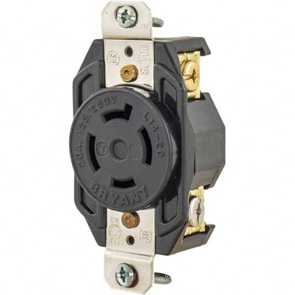 Bryant Electric - Twist Lock Receptacles Receptacle/Part Type: Receptacle Gender: Female - Exact Tooling