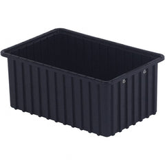 LEWISBins+ - 10-7/8" Wide x 8" High, Black Bin Divider Box - Use with DV1080 Short, DV1680 Long - Exact Tooling
