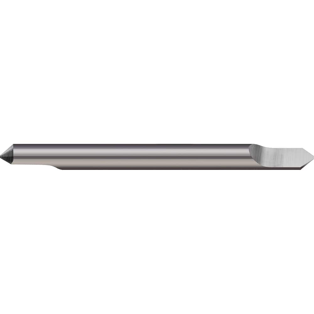 Micro 100 - 8mm Diam 63mm OAL Tipped Off Engraving Cutters - Exact Tooling