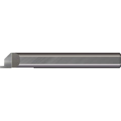 Micro 100 - Grooving Tools; Grooving Tool Type: Face ; Material: Solid Carbide ; Shank Diameter (Decimal Inch): 0.2500 ; Shank Diameter (Inch): 1/4 ; Groove Width (Decimal Inch): 0.0300 ; Projection (Decimal Inch): 0.0500 - Exact Tooling