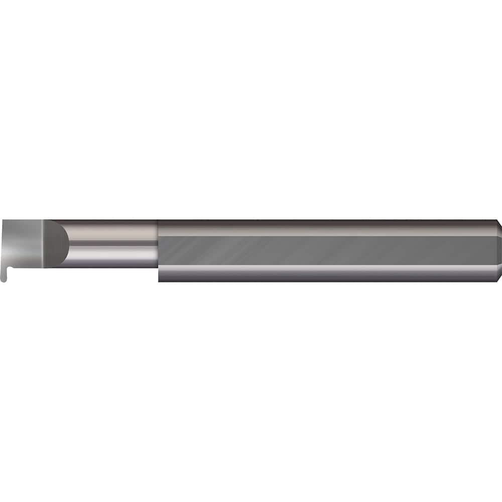 Micro 100 - Grooving Tools; Grooving Tool Type: Full Radius ; Material: Solid Carbide ; Shank Diameter (Decimal Inch): 0.5000 ; Shank Diameter (Inch): 1/2 ; Groove Width (Decimal Inch): 0.1250 ; Projection (Decimal Inch): 0.1500 - Exact Tooling