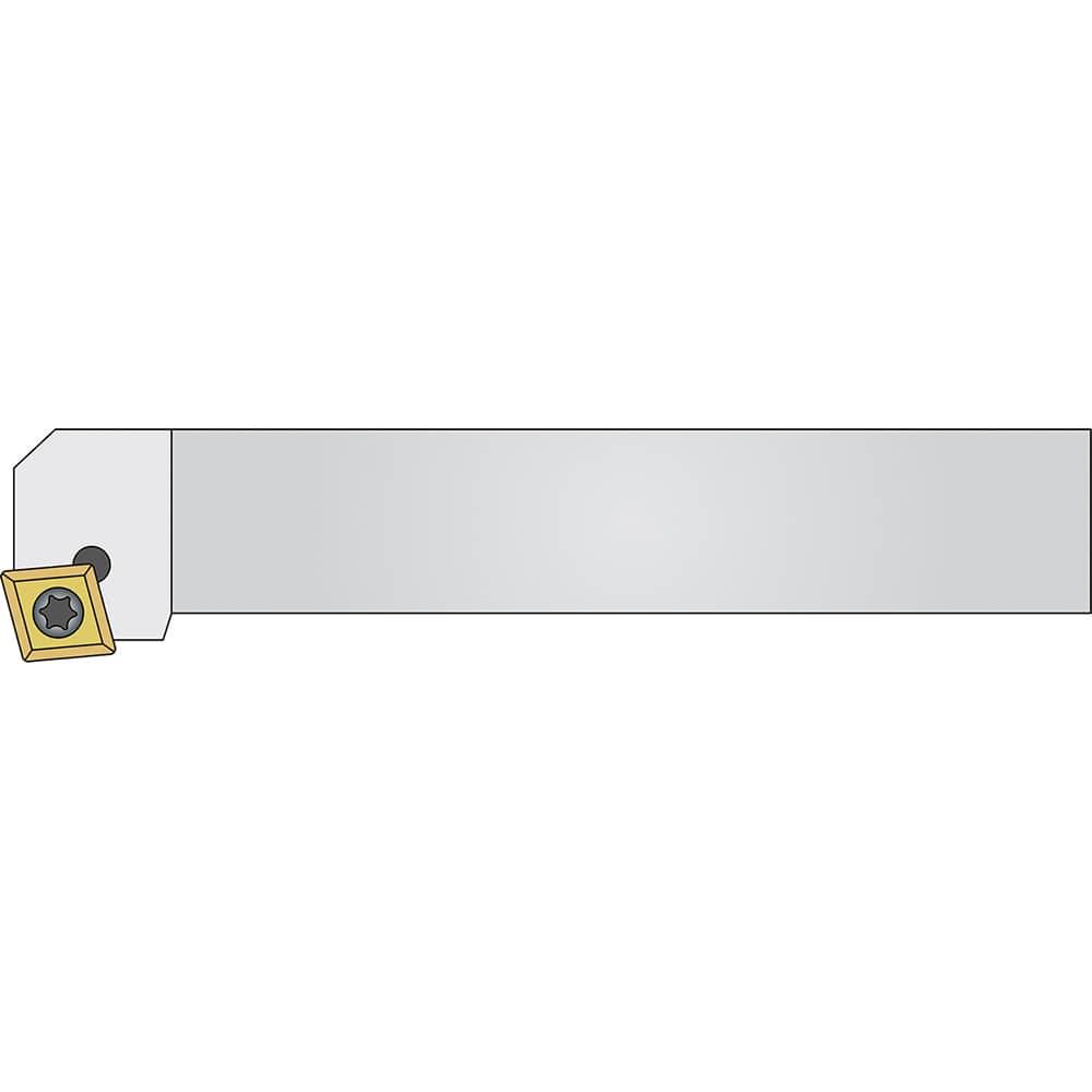 Micro 100 - RH SCKCR 0° Neutral Rake Indexable Turning Toolholder - Exact Tooling