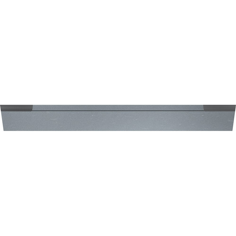 Micro 100 - Cut-Off Blades; Blade Style: V-Groove ; Width (Decimal Inch): 0.1250 ; Width (Inch): 1/8 ; Height (Inch): 11/16 ; Material: Brazed Solid Carbide ; Finish/Coating: Uncoated - Exact Tooling