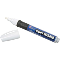 Ability One - Markers & Paintsticks; Type: Paint Marker ; Color: White ; Ink Type: Water Base ; Tip Type: Medium - Exact Tooling