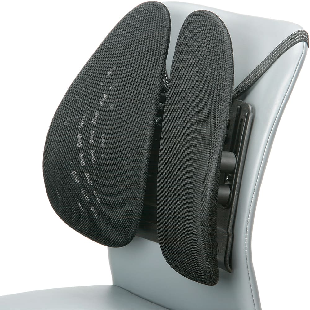 Ability One - Swivel & Adjustable Office Chairs; Type: Back Rest ; Color: Black ; Seat Material: Fabric ; Depth (Inch): 5-1/2 ; Width (Inch): 17-1/4 - Exact Tooling