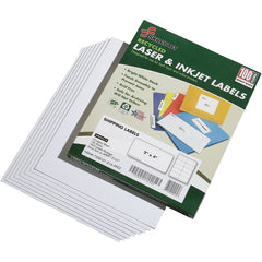 Ability One - Labels, Ribbons & Tapes; Type: Shipping Label ; Color: White ; For Use With: Laser & Inkjet Printers ; Width (Inch): 2 ; Length (Inch): 4 ; Number of Labels: 1000 - Exact Tooling