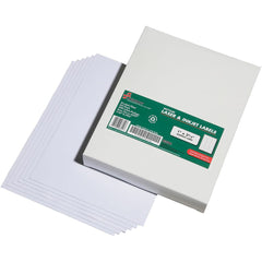 Ability One - Labels, Ribbons & Tapes; Type: Address Labels ; Color: White ; For Use With: Laser & Inkjet Printers ; Width (Inch): 1 ; Length (Inch): 2-5/8 ; Number of Labels: 7500 - Exact Tooling