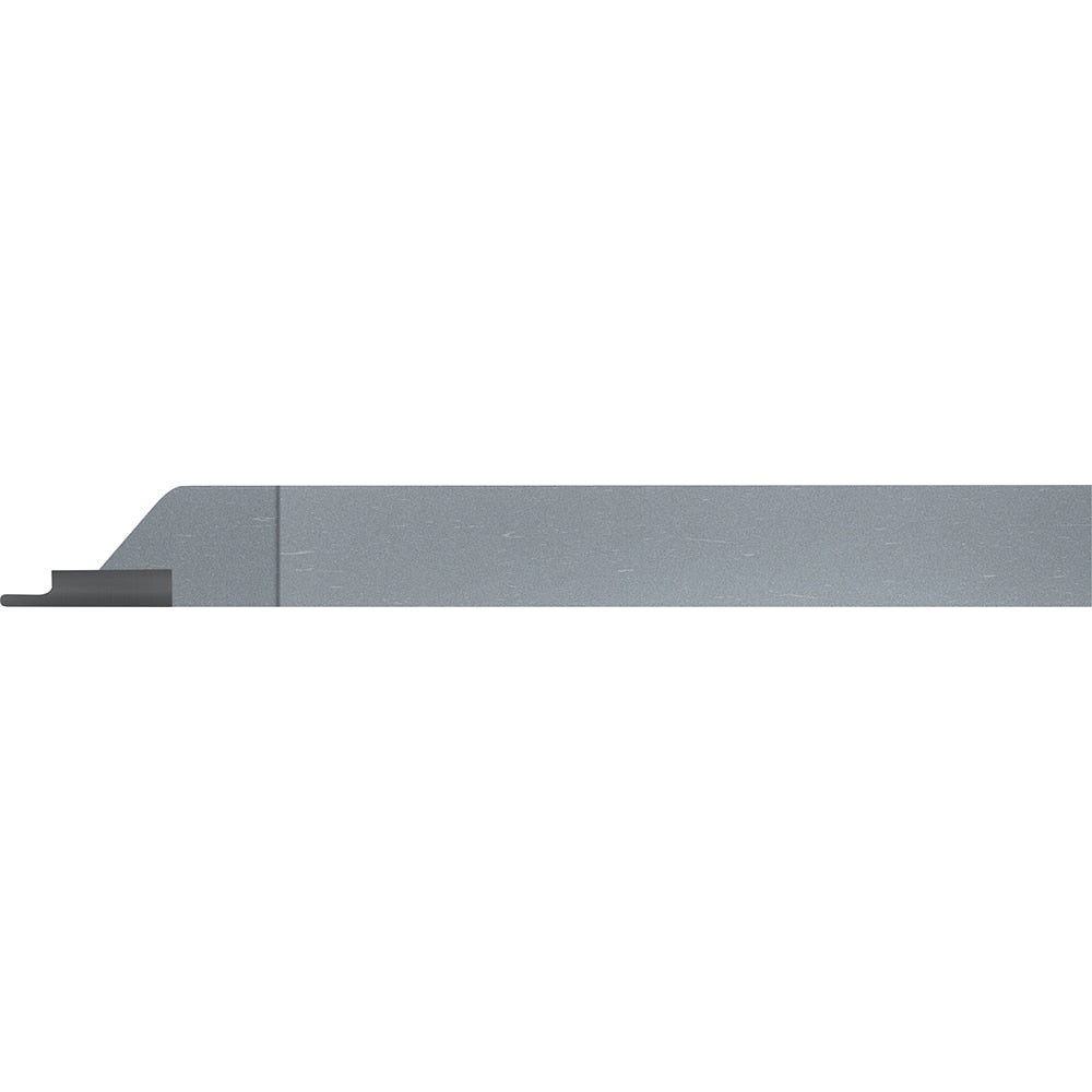 Micro 100 - Single-Point Tool Bits; Tip Material: Carbide ; Tool Bit Style: GS ; Tool Bit Type: Grooving ; Cutting Direction: Neutral ; Shank Width/Diameter (Inch): 3/8 ; Shank Height (Inch): 3/8 - Exact Tooling