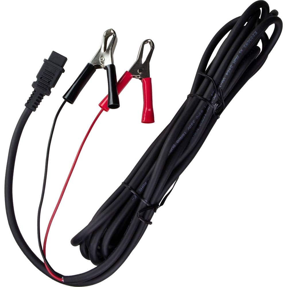 TeraPump - Repair Parts; Type: 2-Wire Battery Cable ; Contents: DC 12V Cable with Charging Clips ; For Use With: Automobile, Marine Craft, Industrial/Agricultural Vehicles - Exact Tooling