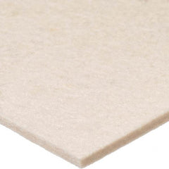 USA Sealing - 36 x 36 x 3/16" White Pressed Wool Felt Sheet - Exact Tooling