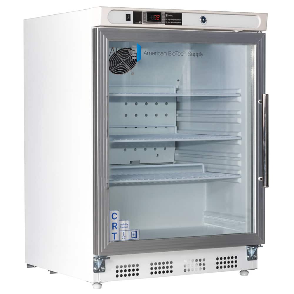 American BioTech Supply - Laboratory Refrigerators and Freezers; Type: Controlled Room Temperature Cabinet ; Volume Capacity: 4.6 Cu. Ft. ; Minimum Temperature (C): 20.00 ; Maximum Temperature (C): 25.00 ; Width (Inch): 23-3/4 ; Depth (Inch): 25-1/2 - Exact Tooling