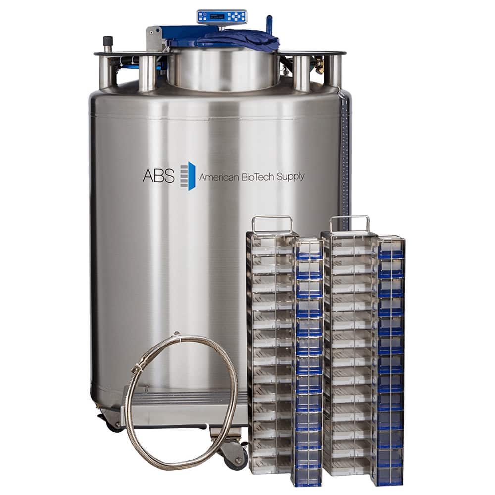 American BioTech Supply - Drums & Tanks; Product Type: Auto Fill Cryogenic Tank ; Volume Capacity Range: 85 Gal. and Larger ; Material Family: Steel ; Height (Inch): 53 ; Diameter/Width (Decimal Inch): 94.0000 ; Diameter/Width (Inch): 34 - Exact Tooling