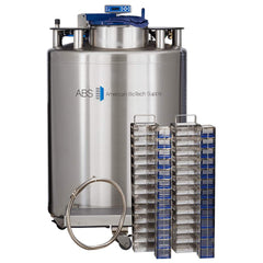 American BioTech Supply - Drums & Tanks; Product Type: Auto Fill Cryogenic Tank ; Volume Capacity Range: 85 Gal. and Larger ; Material Family: Steel ; Height (Inch): 53 ; Diameter/Width (Decimal Inch): 94.0000 ; Diameter/Width (Inch): 34 - Exact Tooling