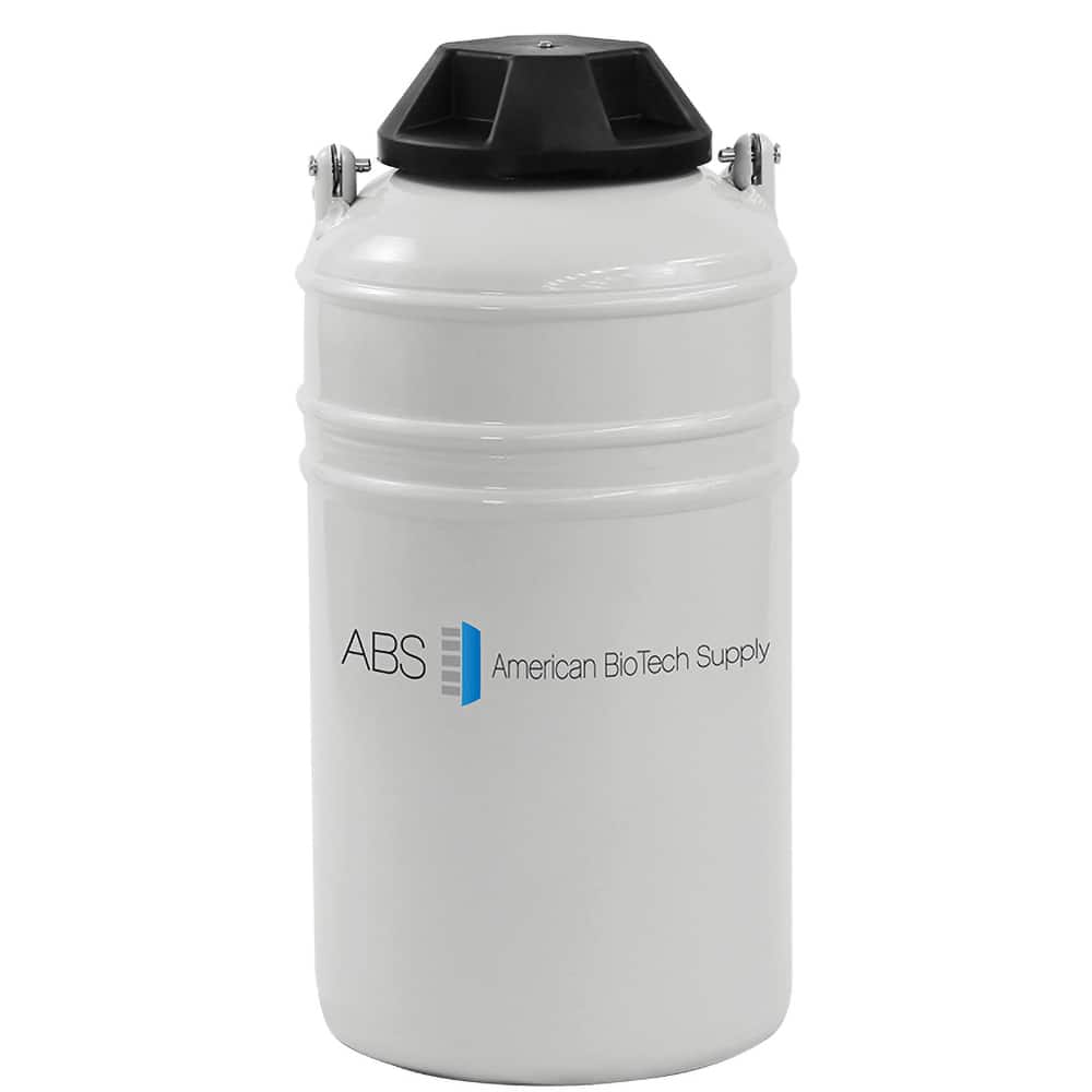 American BioTech Supply - Drums & Tanks; Product Type: Liquid Dewar ; Volume Capacity Range: Smaller than 20 Gal. ; Material Family: Aluminum ; Height (Inch): 24-1/2 ; Diameter/Width (Decimal Inch): 8.7990 ; Diameter/Width (Inch): 14-1/2 - Exact Tooling