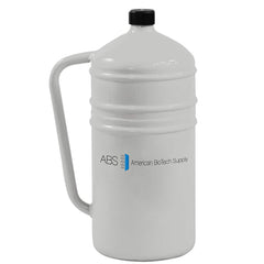 American BioTech Supply - Drums & Tanks; Product Type: Liquid Dewar ; Volume Capacity Range: Smaller than 20 Gal. ; Material Family: Aluminum ; Height (Inch): 24-1/2 ; Diameter/Width (Decimal Inch): 7.2990 ; Diameter/Width (Inch): 14-1/2 - Exact Tooling