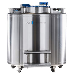 American BioTech Supply - Drums & Tanks; Product Type: Auto Fill Cryogenic Tank ; Volume Capacity Range: 85 Gal. and Larger ; Material Family: Steel ; Height (Inch): 21-1/2 ; Diameter/Width (Decimal Inch): 59.4880 ; Diameter/Width (Inch): 14-1/2 - Exact Tooling