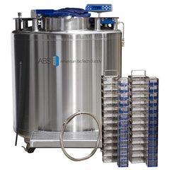American BioTech Supply - Drums & Tanks; Product Type: Auto Fill Cryogenic Tank ; Volume Capacity Range: 85 Gal. and Larger ; Material Family: Steel ; Height (Inch): 53 ; Diameter/Width (Inch): 45 ; Shape: Round - Exact Tooling