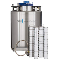 American BioTech Supply - Drums & Tanks; Product Type: Auto Fill Cryogenic Tank ; Volume Capacity Range: 85 Gal. and Larger ; Material Family: Steel ; Height (Inch): 53 ; Diameter/Width (Inch): 34 ; Shape: Round - Exact Tooling