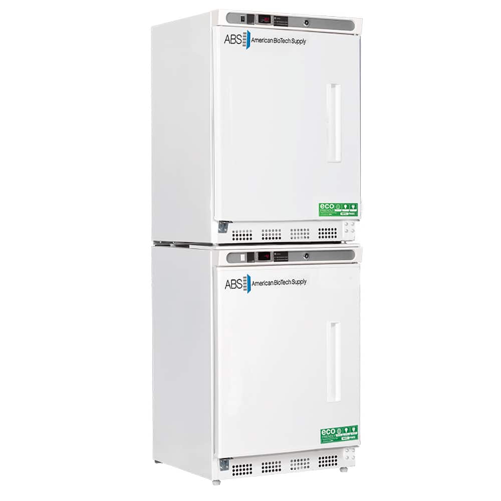 American BioTech Supply - Laboratory Refrigerators and Freezers; Type: Refrigerator & Freezer Combination ; Volume Capacity: 9 Cu. Ft. ; Minimum Temperature (C): -15.00 ; Maximum Temperature (C): 10.00 ; Width (Inch): 23-3/4 ; Depth (Inch): 24-1/2 - Exact Tooling