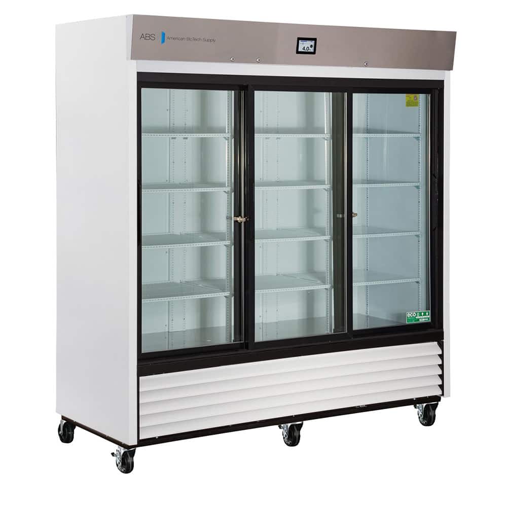 American BioTech Supply - Laboratory Refrigerators and Freezers; Type: Laboratory Refrigerator ; Volume Capacity: 69 Cu. Ft. ; BTU/Hour: 7315 ; Minimum Temperature (C): 1.00 ; Maximum Temperature (C): 10.00 ; Width (Inch): 78-1/4 - Exact Tooling