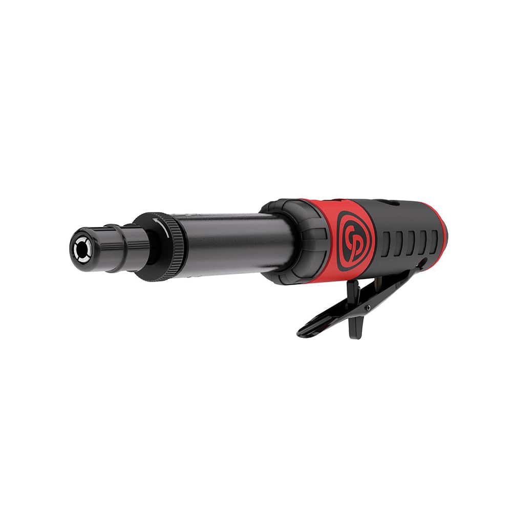 Chicago Pneumatic - 1/4" Comfort Hand Grip Straight Air Die Grinder - Exact Tooling