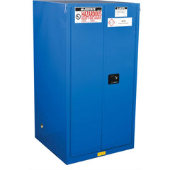 Justrite - 2 Door 2 Shelf 60 Gal Safety Cabinet for Flammable Substances - Exact Tooling