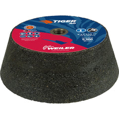 Weiler - Tool & Cutter Grinding Wheels; Wheel Type: Type 11 ; Superabrasive Wheel Type Number: Type 11A1 ; Wheel Diameter (Inch): 6 ; Hole Size (Inch): 5/8 ; Hole Thread Size: 5/8-11 ; Overall Thickness (Inch): 2 - Exact Tooling
