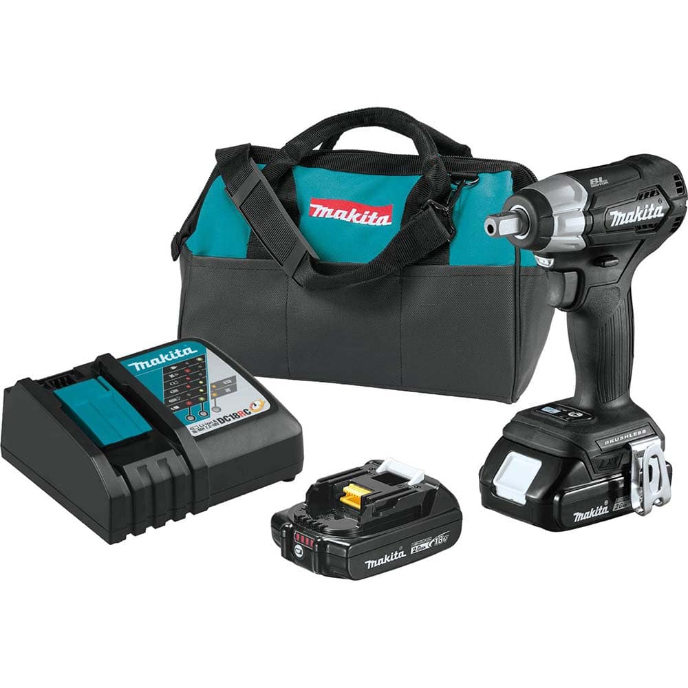Makita - Electric Impact Wrenches & Ratchets; Amperage: 5 ; Handle Type: Pistol Grip ; Drive Size (Inch): 1/4 ; Speed (RPM): 0-2400 ; Torque (N/m): 700 ; Torque (Ft/Lb): 155 - Exact Tooling