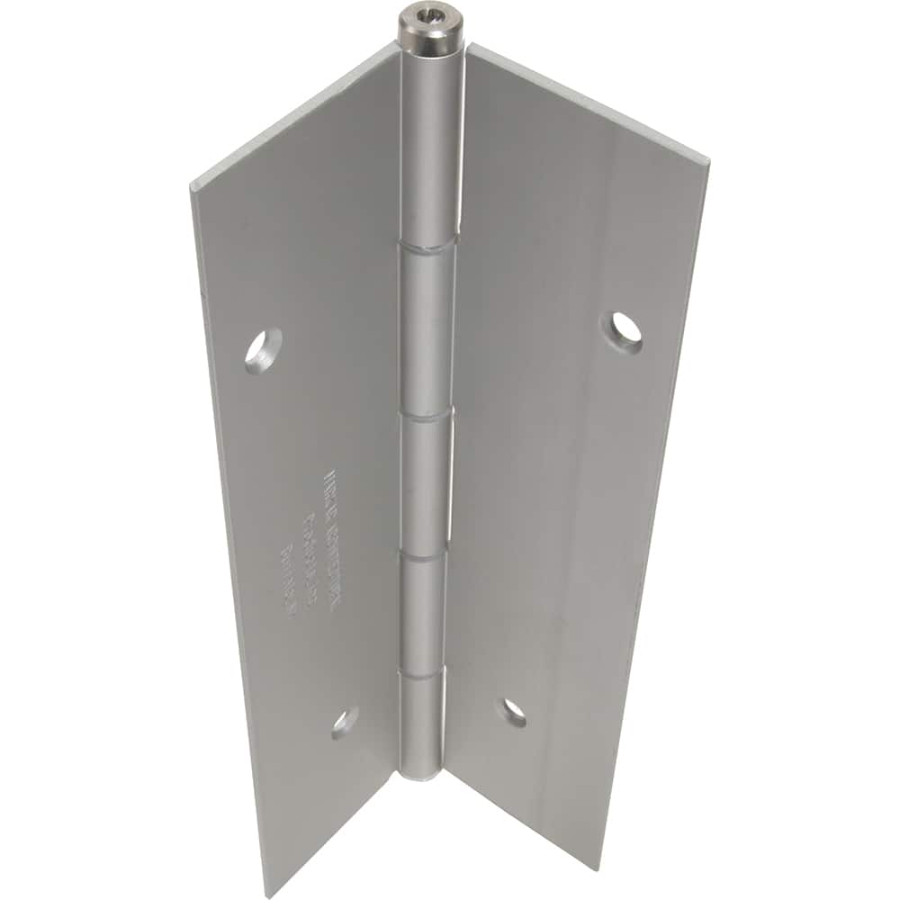 Yale - Continuous Hinges; Overall Length (Inch): 95 ; Thickness (Decimal Inch): 1.0000 ; Pin Diameter: 0.1870 (Decimal Inch); Knuckle: 2 ; Finish/Coating: Satin Stainless Steel - Exact Tooling