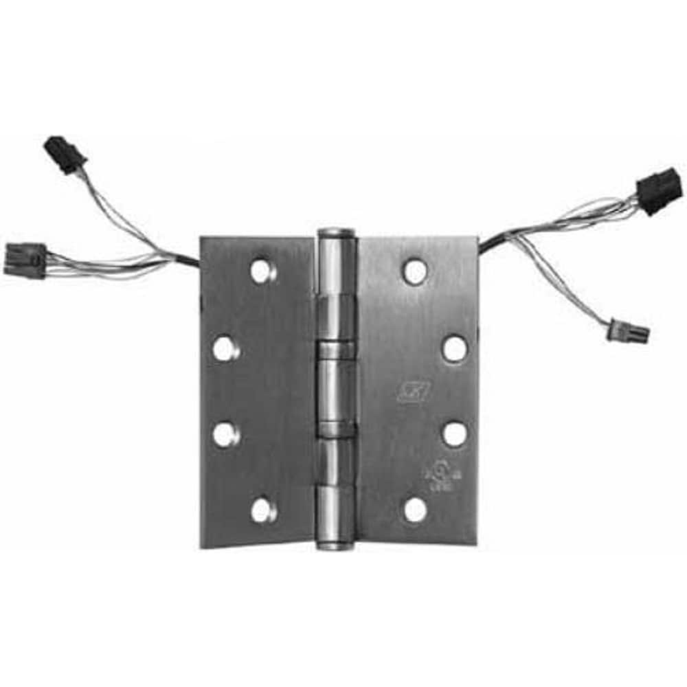 Yale - Commercial Hinges; Length (Inch): 4-1/2 ; Thickness (Decimal Inch): 0.1340 ; Minimum Thickness: 3.4036 (mm); Number of Knuckles: 5.000 ; Stanley Finish Code: US26D ; Finish/Coating: US26D - Exact Tooling