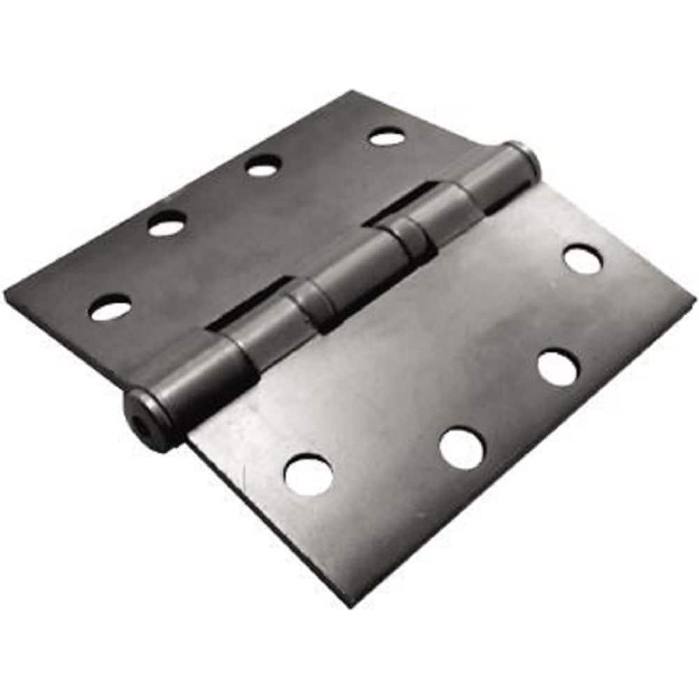 Yale - Commercial Hinges; Length (Inch): 4-1/2 ; Thickness (Decimal Inch): 0.1340 ; Minimum Thickness: 3.4036 (mm); Number of Knuckles: 5.000 ; Stanley Finish Code: US10B ; Finish/Coating: US10B - Exact Tooling