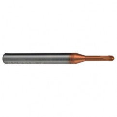 2mmTuffCut DM 2 FL BN ALtima 52 coated CC End Mill20mmNeck lgth - Exact Tooling