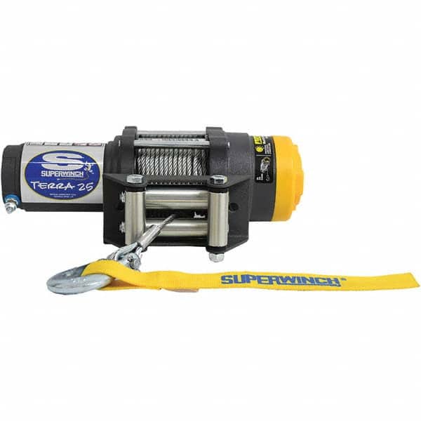 Superwinch - Automotive Winches Type: DC Electric Winch Pull Capacity (Lb.): 2,500 (Pounds) - Exact Tooling