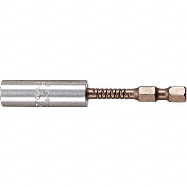 VEGA Industries - Power & Impact Screwdriver Bits & Holders Bit Type: Impact Rated Magnetic Bit Holder Hex Size (Inch): 1/4 - Exact Tooling