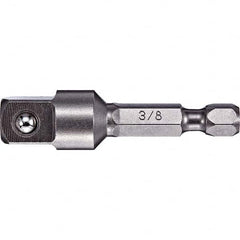 VEGA Industries - Hex Drive Handles, Holders & Extensions Type: Hex Adapter Style: Pin Lock - Exact Tooling