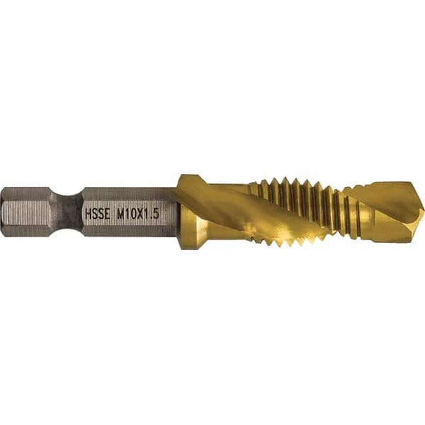 Greenlee - Combination Drill & Tap Sets Minimum Thread Size (mm): M10x1.50 Maximum Thread Size (mm): M10x1.50 - Exact Tooling
